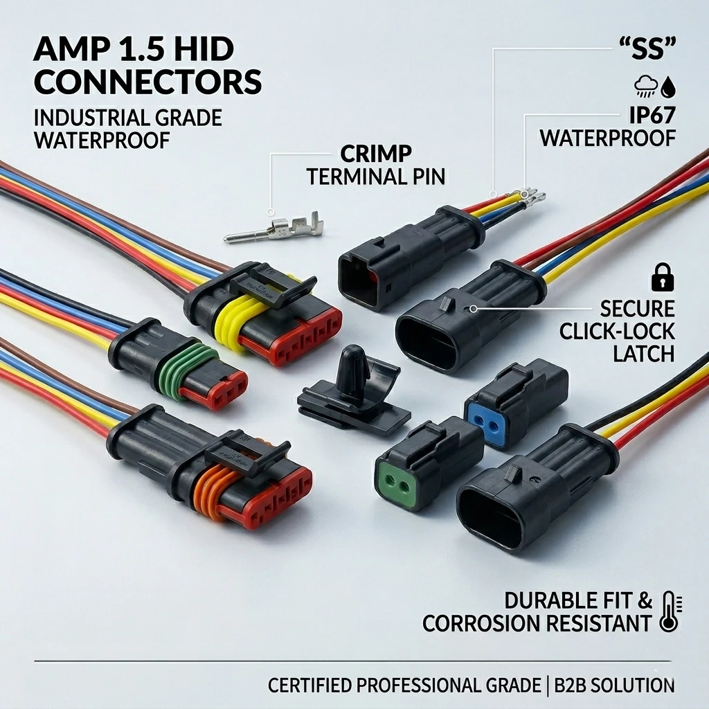 5/20/100sets HID Waterproof Connectors 1/2/3/4/5/6 Pin Car Electrical Wire Connector Plug Truck Harness with 15CM Wire Cable
5/20/100sets HID Waterproof Connectors 1/2/3/4/5/6 Pin Car Electrical Wire Connector Plug Truck Harness with 15CM Wire Cable