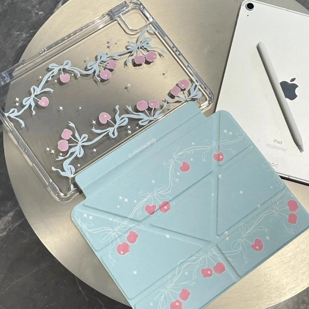 Mint Cherry Bow Y2K Korean Ins Girl Cover For iPad Pro 13 11th M5 M4 12.9 A16 10 8 7 9th 10th Air 11 M2 M3 Mini Tablet Case
Mint Cherry Bow Y2K Korean Ins Girl Cover For iPad Pro 13 11th M5 M4 12.9 A16 10 8 7 9th 10th Air 11 M2 M3 Mini Tablet Case