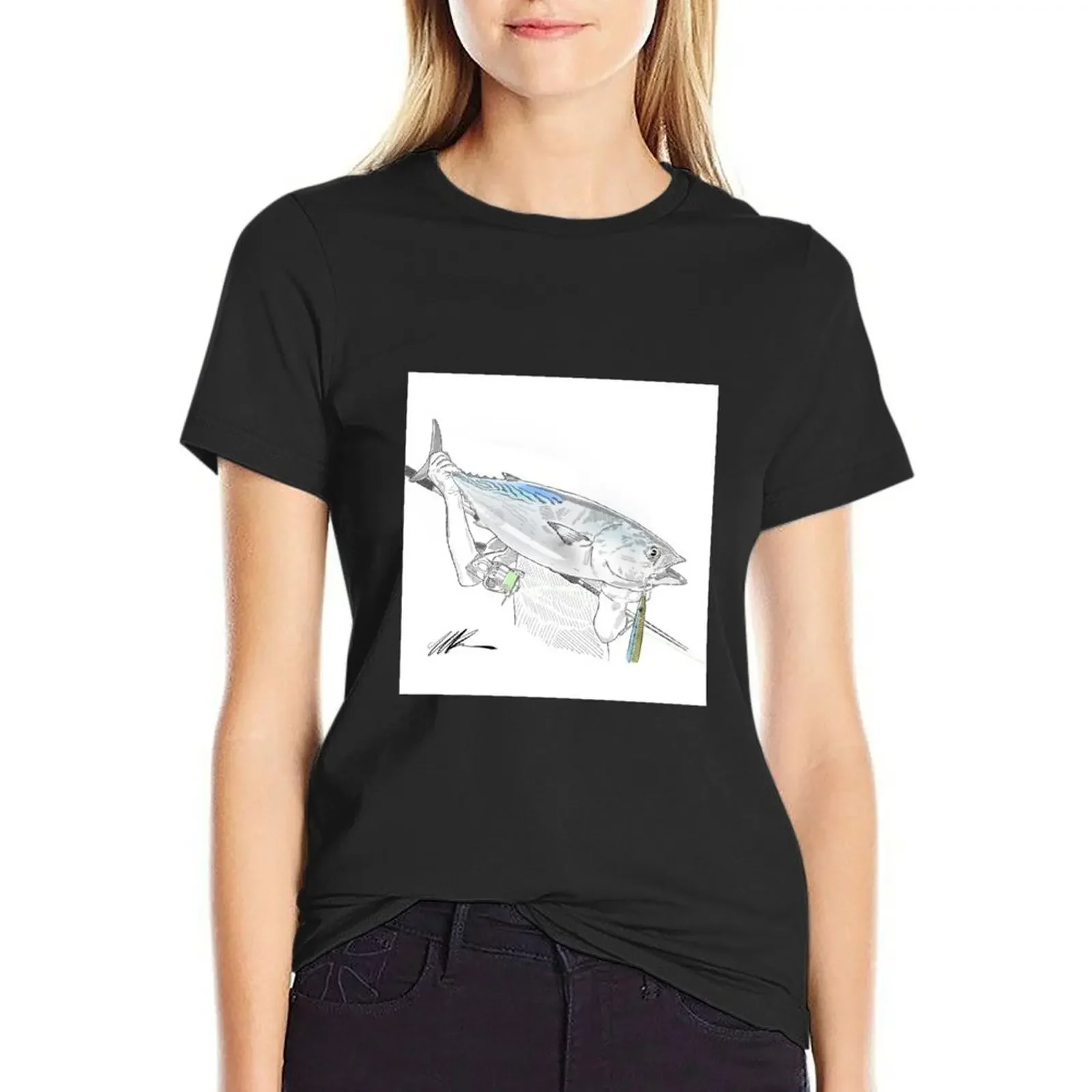 False Albacore T-Shirt hippie clothes blanks anime clothes summer top korean Women's clothes
False Albacore T-Shirt hippie clothes blanks anime clothes summer top korean Women's clothes