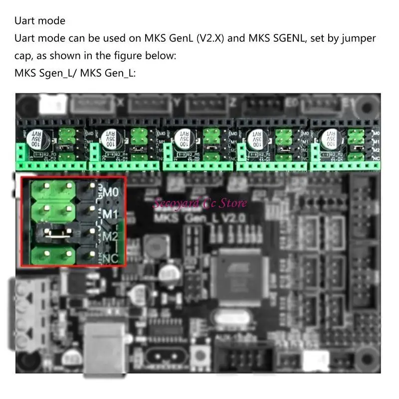 N3UC 1 Set MKS TMC2226 2226 Stepper Motor Driver UART 3D Printer Parts Silent
N3UC 1 Set MKS TMC2226 2226 Stepper Motor Driver UART 3D Printer Parts Silent