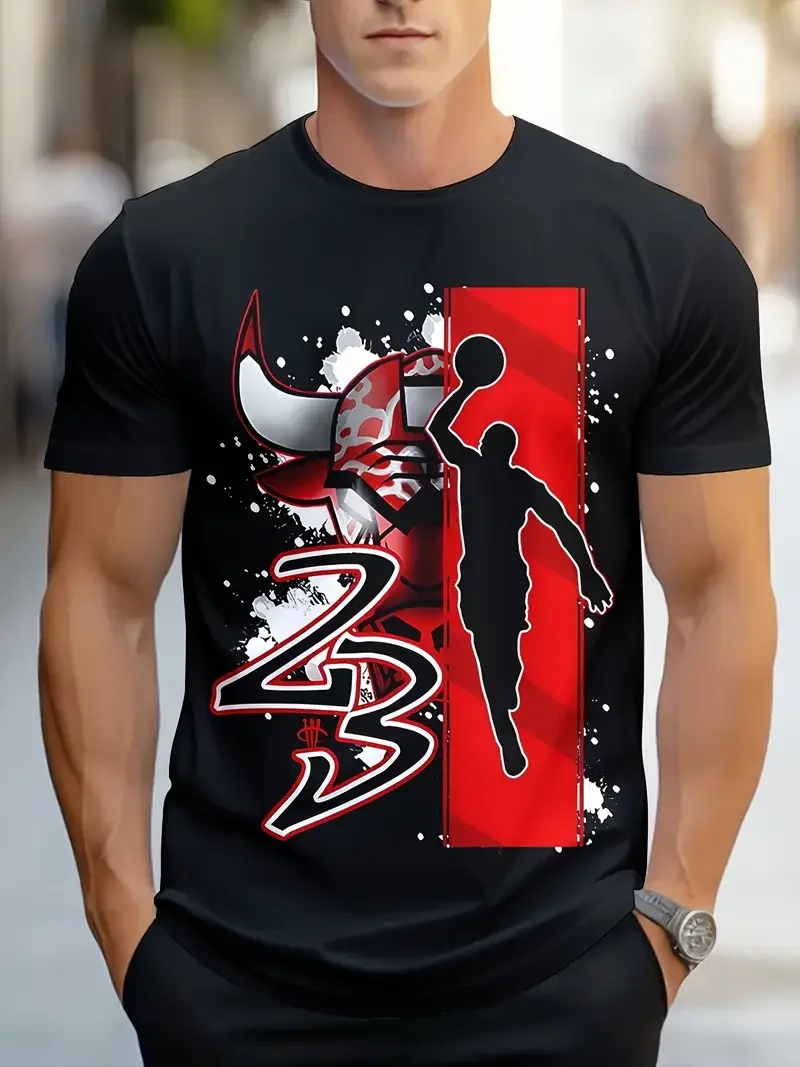 Fashion Men's 3D printed T-shirt for sport and leisure comfortable round neck short sleeved funny breathable soft men's clothing
Fashion Men's 3D printed T-shirt for sport and leisure comfortable round neck short sleeved funny breathable soft men's clothing