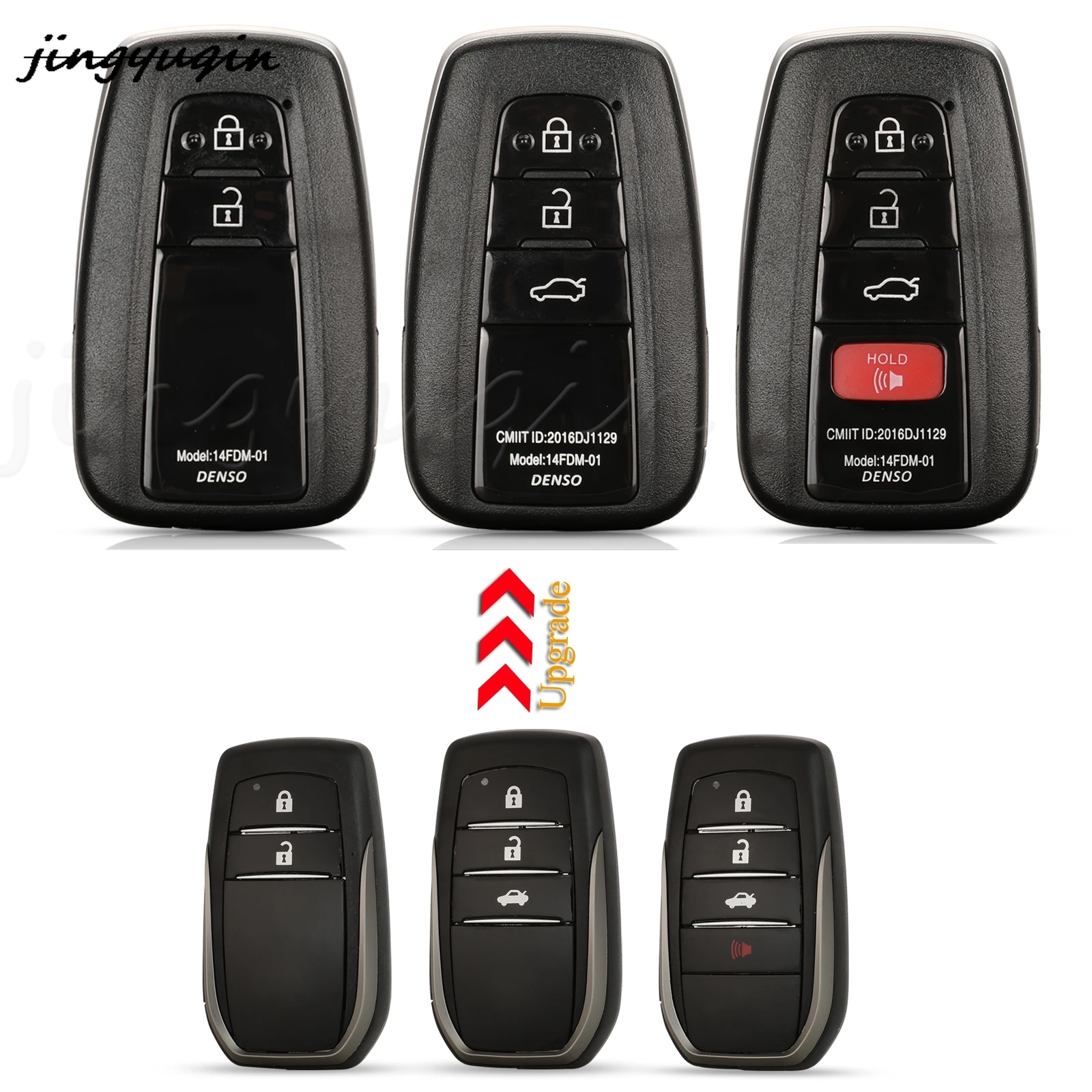 jingyuqin 10pcs 2/3/4 Buttons Modified Remote Car Key Shell Case for Toyota C-HR Camry Avalon RAV4 Prius 2018-2019
jingyuqin 10pcs 2/3/4 Buttons Modified Remote Car Key Shell Case for Toyota C-HR Camry Avalon RAV4 Prius 2018-2019