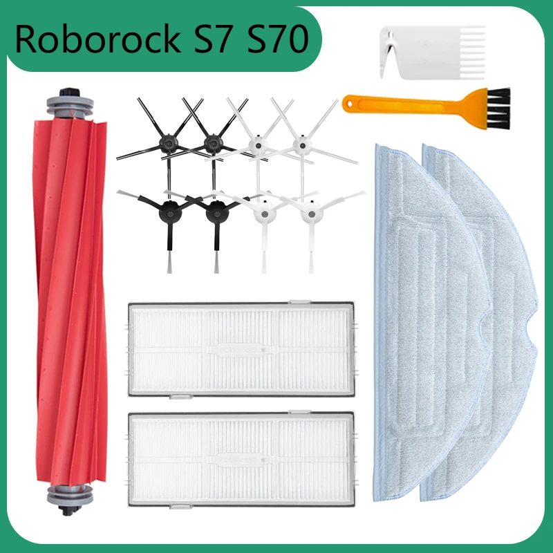 Основная щетка для Roborock S7 S70 S7Max T7S T7S Plus, фильтр НЕРА, насадка на швабру, аксессуары для Roborock S7
Основная щетка для Roborock S7 S70 S7Max T7S T7S Plus, фильтр НЕРА, насадка на швабру, аксессуары для Roborock S7