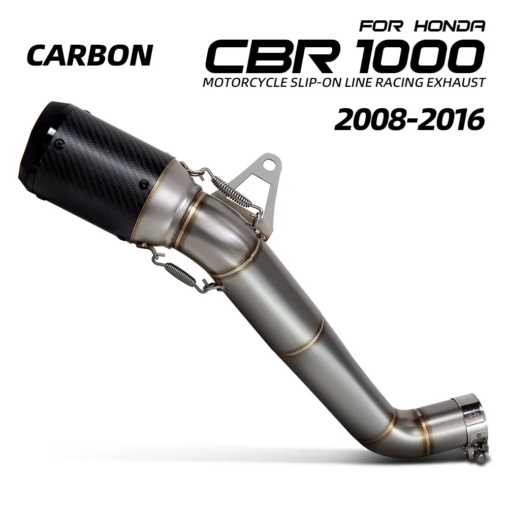 Motorcycle Slip on Line Exhaust For Honda CBR1000RR CBR1000 RR 2008-2016 Sport Racing Adapter Middle Pipe Connect Muffler
Motorcycle Slip on Line Exhaust For Honda CBR1000RR CBR1000 RR 2008-2016 Sport Racing Adapter Middle Pipe Connect Muffler