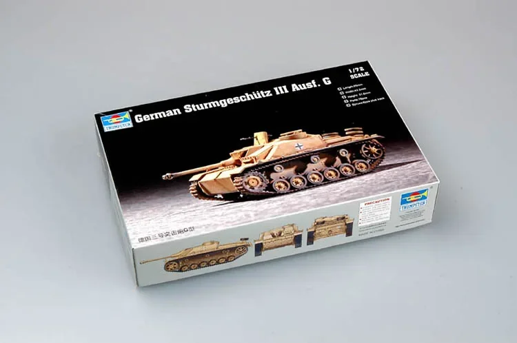 1/72 German Sturmgeschutz III G Military Armored Warfare Military Assembly Model 07260
1/72 German Sturmgeschutz III G Military Armored Warfare Military Assembly Model 07260