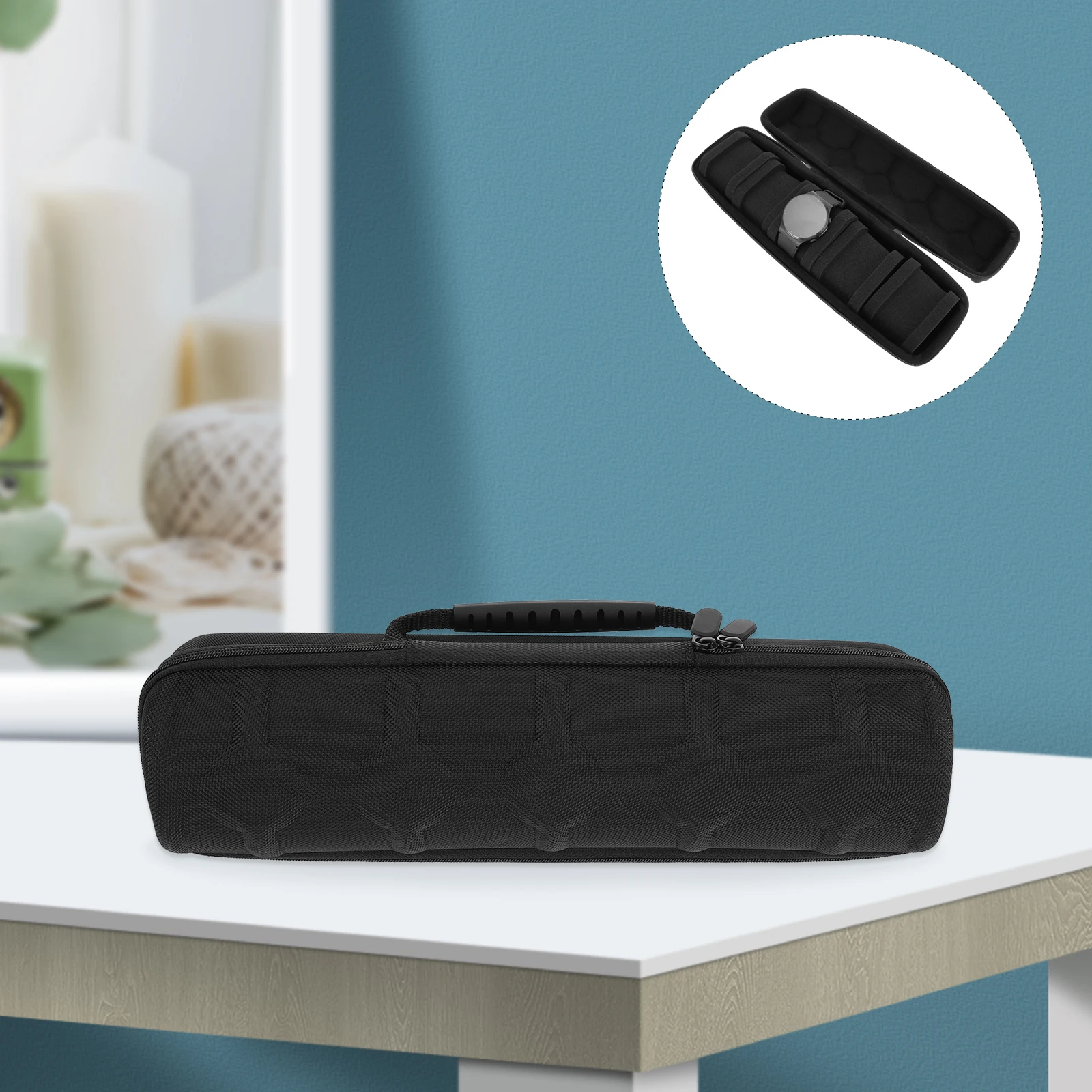 EVA Watch Storage Box Black Protective Holder Cases for Watches Jewelry ganizer Container Display Anti fall Watch Box
EVA Watch Storage Box Black Protective Holder Cases for Watches Jewelry ganizer Container Display Anti fall Watch Box