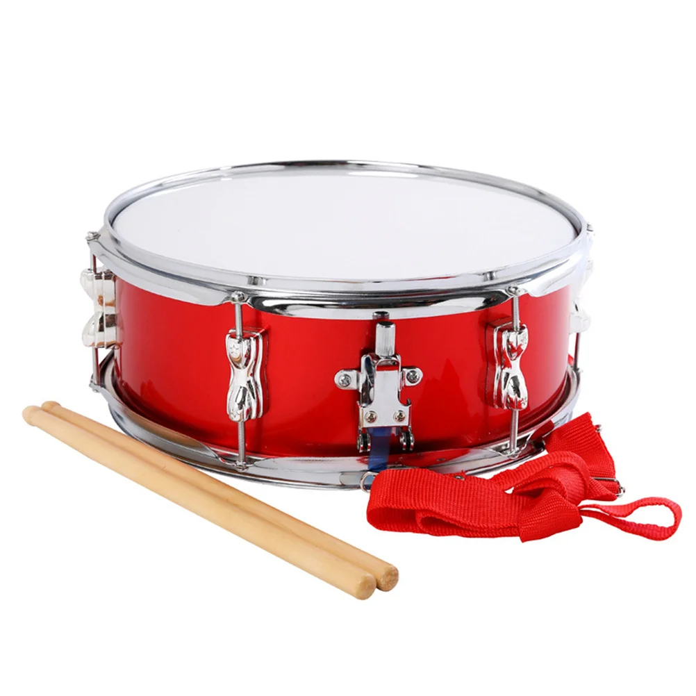 Colorful Red Snare Drum Jazz Snare Drum Set Adjustable Strap Steel Shell Musical Instrument for Children Kids Beginner Practice
Colorful Red Snare Drum Jazz Snare Drum Set Adjustable Strap Steel Shell Musical Instrument for Children Kids Beginner Practice