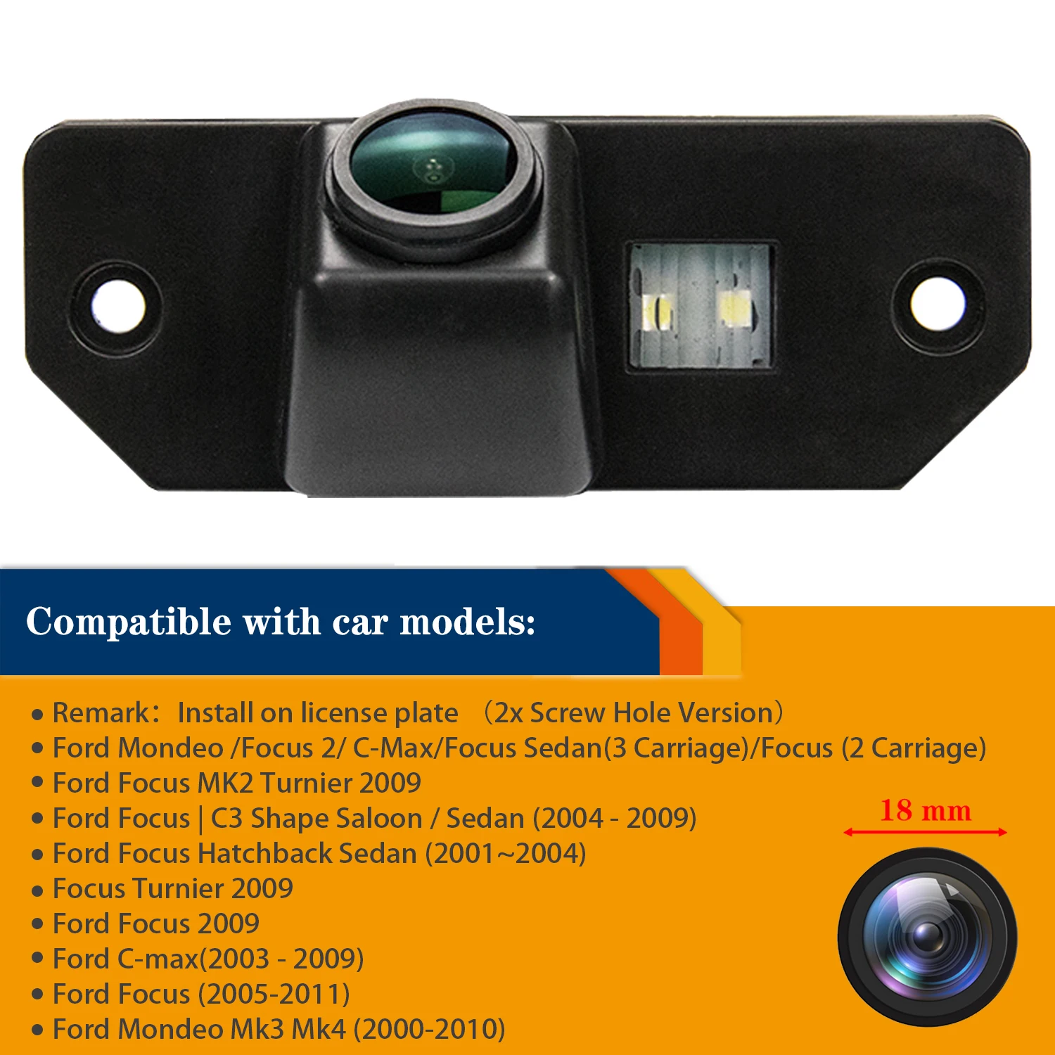 Парковочная камера HD 1280*720P для FORD Focus 3 (3C) sedan Mondeo (2000-2007) C-Max (2007-2009), резервная Водонепроницаемая камера заднего вида
Парковочная камера HD 1280*720P для FORD Focus 3 (3C) sedan Mondeo (2000-2007) C-Max (2007-2009), резервная Водонепроницаемая камера заднего вида