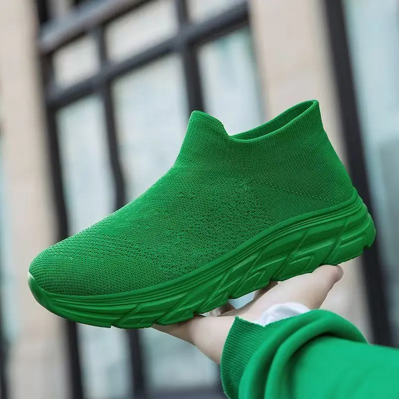 2026 Summer men's women's elastic mesh socks shoes are comfortable lightweight breathable with thick soles heightening effect
2026 Summer men's women's elastic mesh socks shoes are comfortable lightweight breathable with thick soles heightening effect