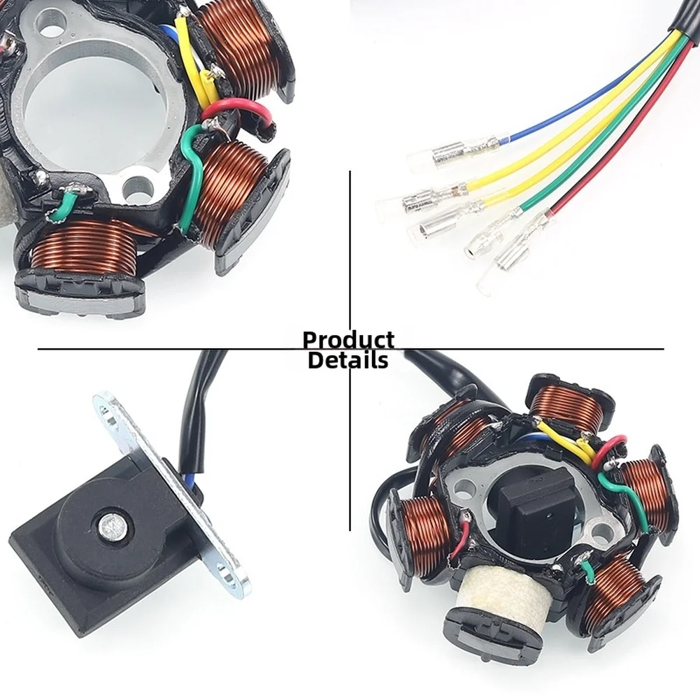 Stator Coil for 50CC to 110CC Single Cylinder Engine Applications Across Off Road Motorcycles ATVs and Go Kart Models
Stator Coil for 50CC to 110CC Single Cylinder Engine Applications Across Off Road Motorcycles ATVs and Go Kart Models