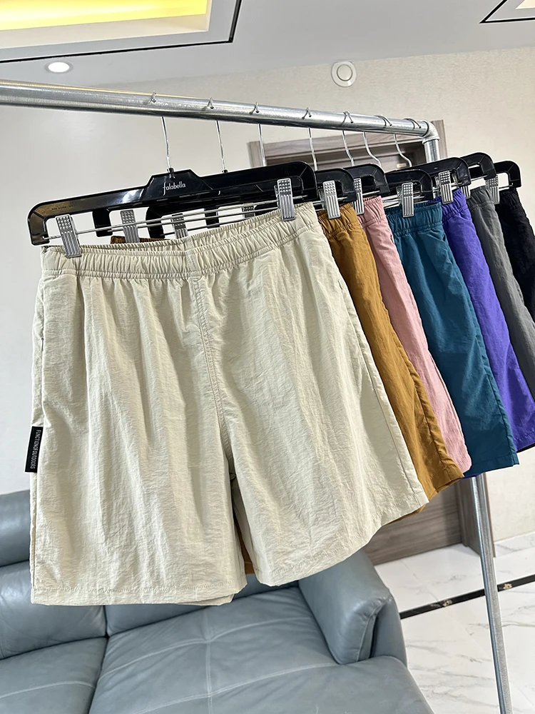 Легкий повседневный летний спортивный одяг Qui Dry для мужчин и женщин, прямые брюки с эластичной резинкой на талии, чистый цвет, универсальный, модный
Легкий повседневный летний спортивный одяг Qui Dry для мужчин и женщин, прямые брюки с эластичной резинкой на талии, чистый цвет, универсальный, модный