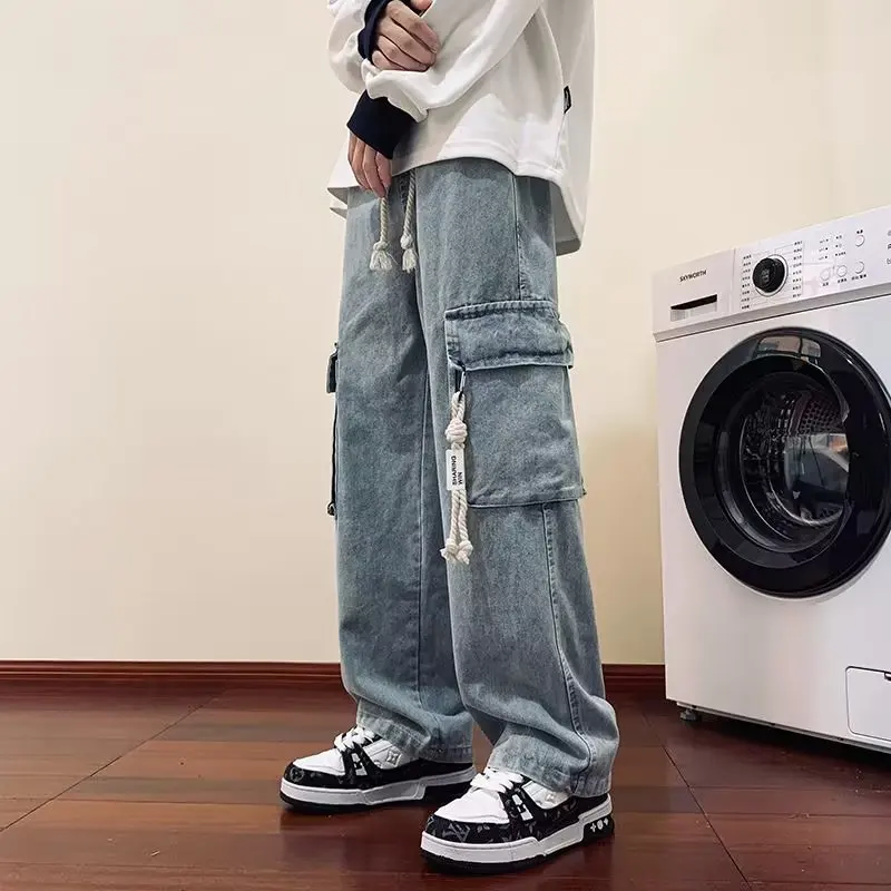 Wide Leg Jeans Men Pleated Vintage Fashion Micro Flared Denim Pants High Street Bootcut Trousers Male Stack Design D137
Wide Leg Jeans Men Pleated Vintage Fashion Micro Flared Denim Pants High Street Bootcut Trousers Male Stack Design D137