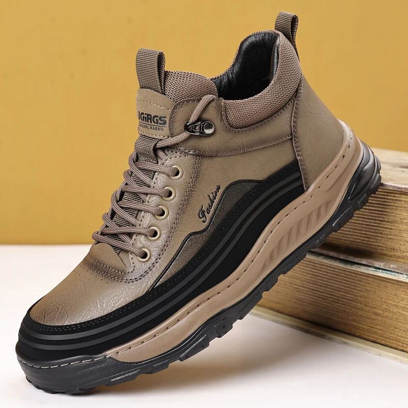 2024Новая модная мужская повседневная дизайнерская прогулочная обувь на плоской подошве, уличные противоскользящие кроссовки на платформе, вулканизированная обувь из натуральной кожи на шнуровке
2024Новая модная мужская повседневная дизайнерская прогулочная обувь на плоской подошве, уличные противоскользящие кроссовки на платформе, вулканизированная обувь из натуральной кожи на шнуровке