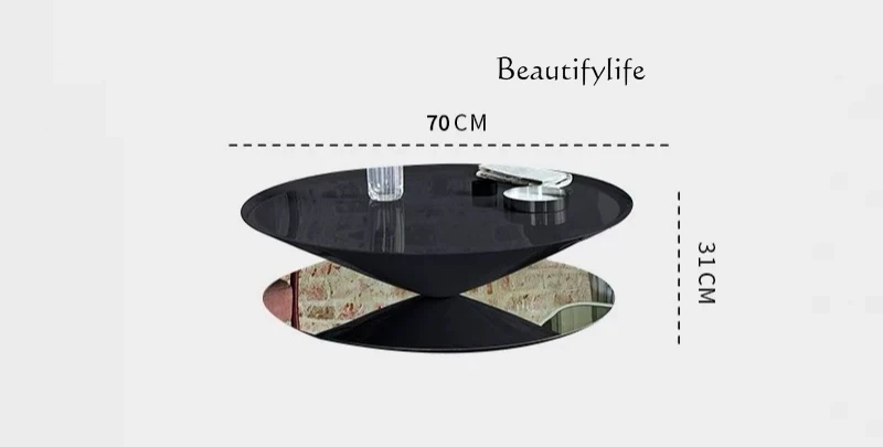 Modern cream wind suspended flying saucer coffee table living room household small apartment creative light luxury conical
Modern cream wind suspended flying saucer coffee table living room household small apartment creative light luxury conical