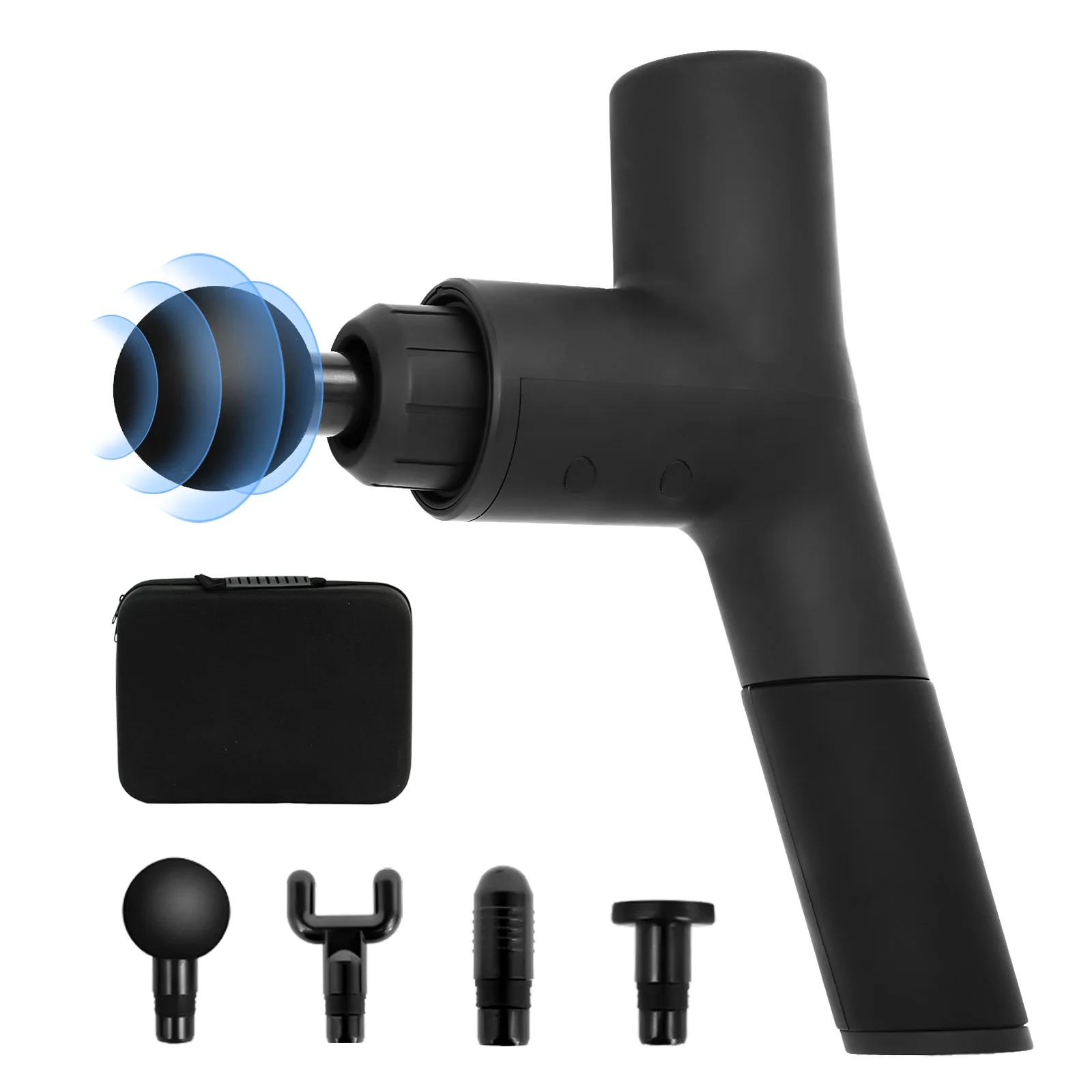 Percussion Muscle Massage Gun Handheld Protable Deep Tissue Electric Massage 4 Attachments 6 Speeds For Body Back Neck Leg
Percussion Muscle Massage Gun Handheld Protable Deep Tissue Electric Massage 4 Attachments 6 Speeds For Body Back Neck Leg