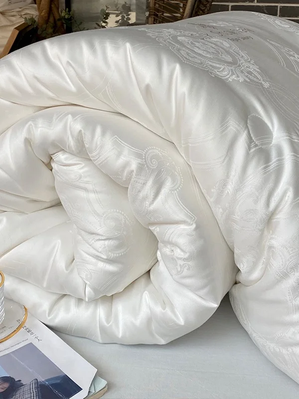 High-End 60-Tead Count Silk Snoown Comforter Puffy Texture Warm Winter Core Double Bed Quilt Four-Season Universal
High-End 60-Tead Count Silk Snoown Comforter Puffy Texture Warm Winter Core Double Bed Quilt Four-Season Universal