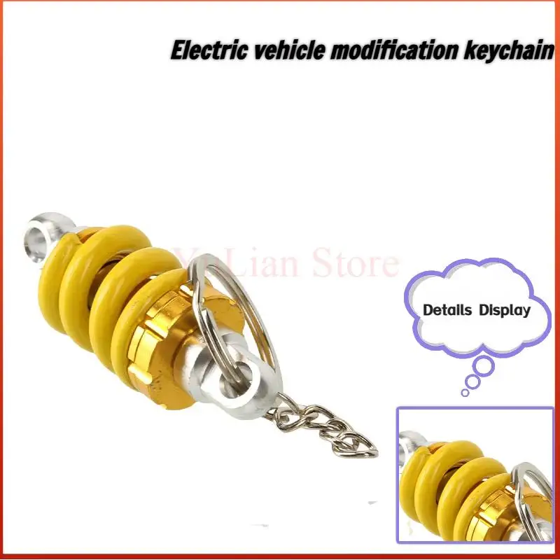 Aluminum Alloy Shock Absorber Key Ring - Practical Automotive Front Strut Pendant Designed for Cars & Scooters
Aluminum Alloy Shock Absorber Key Ring - Practical Automotive Front Strut Pendant Designed for Cars & Scooters