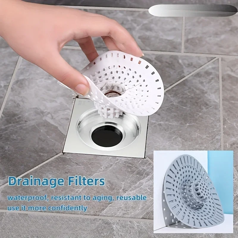 Silicone Drain Filter, Hair Catcher for Shower & Kitchen Sink, Retractable Drain Cover with Suction Cup, Easy Clean
Silicone Drain Filter, Hair Catcher for Shower & Kitchen Sink, Retractable Drain Cover with Suction Cup, Easy Clean