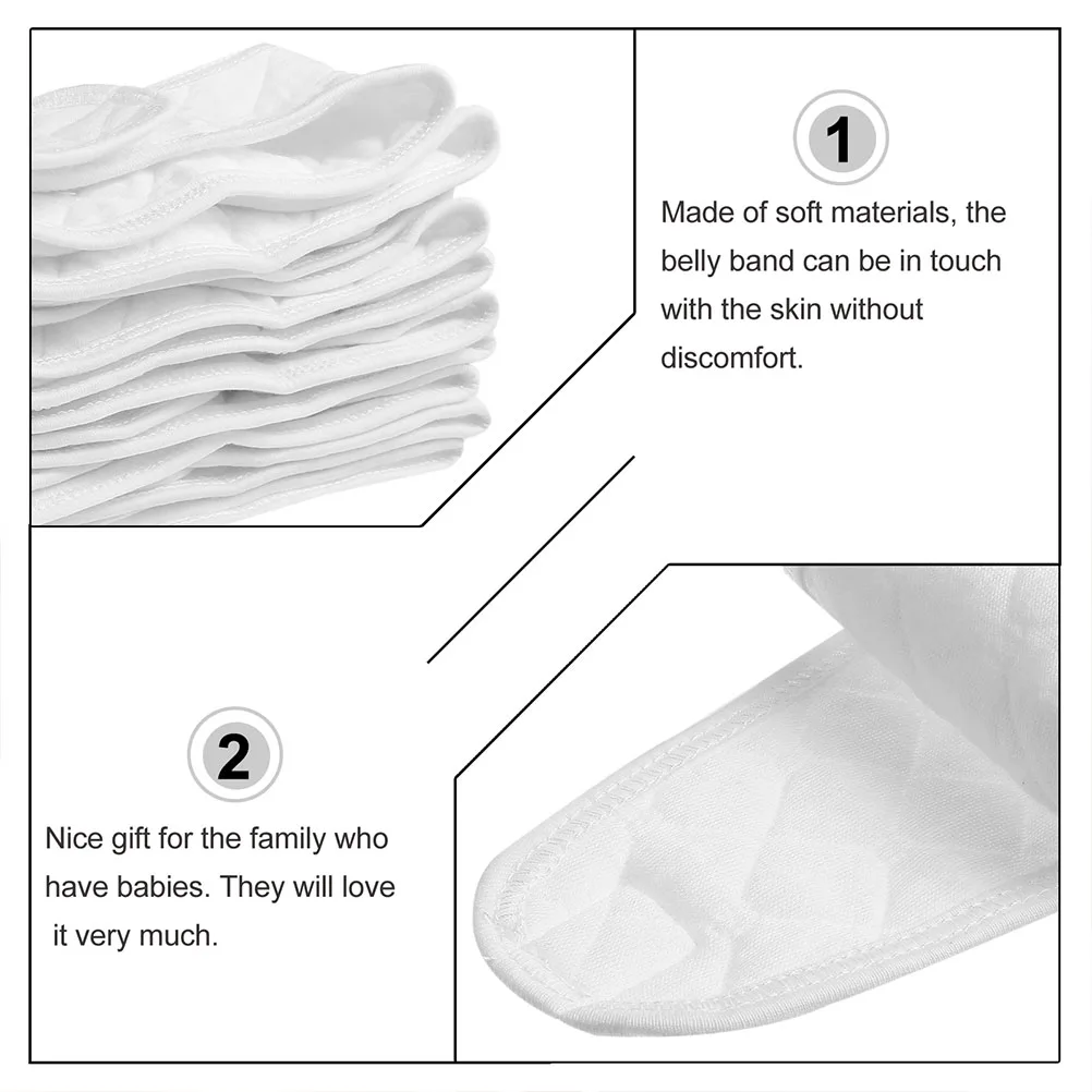 6pcs Baby Umbilical Belts Cotton Protective Newborn Navel Support Belly B Abdominal Binder Infant Cord Care
6pcs Baby Umbilical Belts Cotton Protective Newborn Navel Support Belly B Abdominal Binder Infant Cord Care