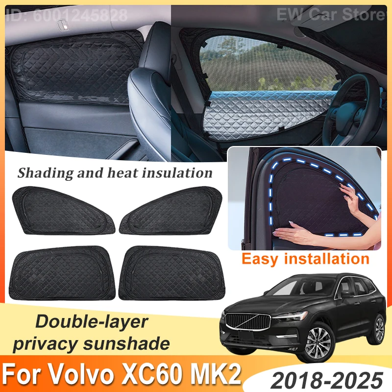 Double Layer Window Visor For Volvo XC60 Accessories MK2 2018~2025 2023 Car Mesh Sunshade Camping Sun Shade Protect Privacy Part
Double Layer Window Visor For Volvo XC60 Accessories MK2 2018~2025 2023 Car Mesh Sunshade Camping Sun Shade Protect Privacy Part