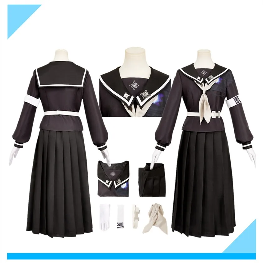Sizuhara Hiruko Cosplay Costume Adult Women School Uniform Shirt Skirts Tie Armbands Outfits Halloween Carnival Party Suit
Sizuhara Hiruko Cosplay Costume Adult Women School Uniform Shirt Skirts Tie Armbands Outfits Halloween Carnival Party Suit