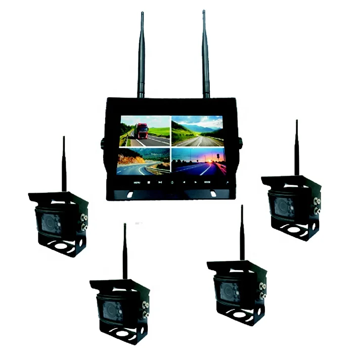2.4GHz Digital Wireless Vehicle Monitoring System Waterproof Monitor Camera Systems
2.4GHz Digital Wireless Vehicle Monitoring System Waterproof Monitor Camera Systems