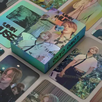 55Pcs/Set Kpop JIMIN MUSE Solo WHO Laser Lomo Card Photocard Fans Collection Postcards Gift