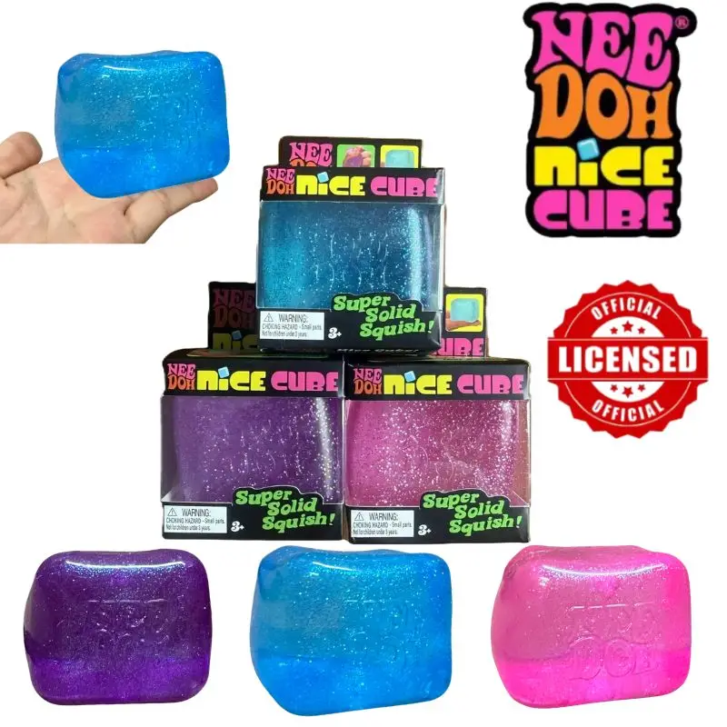Needoh Schylling Glitter Cube Maltose Ice Cube Soft Squeeze Slow Rebound Sensory Fidget Toy Stress Relief Relax Toy
Needoh Schylling Glitter Cube Maltose Ice Cube Soft Squeeze Slow Rebound Sensory Fidget Toy Stress Relief Relax Toy