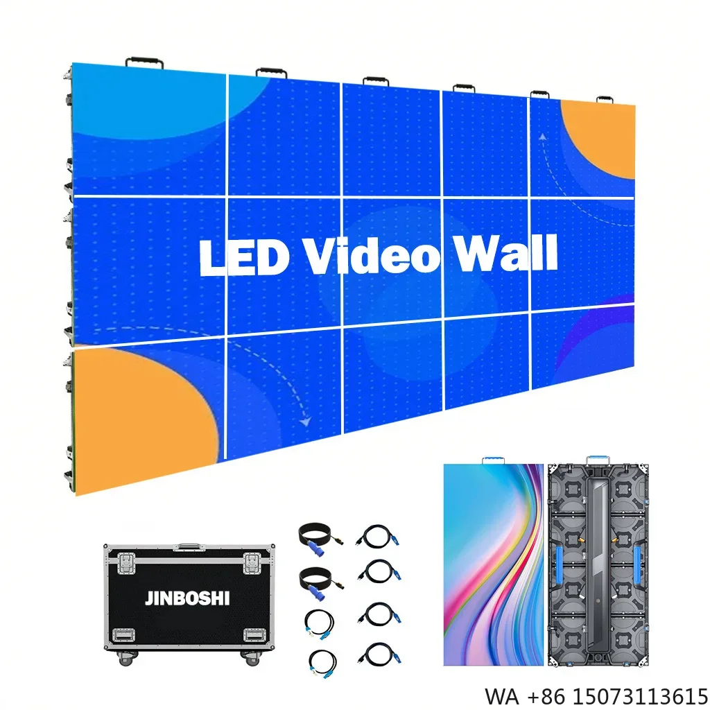 P3.91/P4.81 Curved Outdoor LED Rental Video Wall 500x1000mm Panels
P3.91/P4.81 Curved Outdoor LED Rental Video Wall 500x1000mm Panels