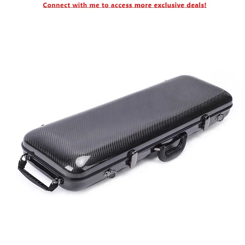 Superb Luggable Hard Shell 4/4 Violin Case Transportable Shockproof Carbon Fiber Violin Case For Instrument Case Accessories
Superb Luggable Hard Shell 4/4 Violin Case Transportable Shockproof Carbon Fiber Violin Case For Instrument Case Accessories