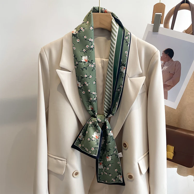Spring Luxry Design Women Silk Ribbon Scarf Handbag Handle Wrap Bag Ribbon Scarf Women Girls Head Hair Wrist Ribbon Scarf
Spring Luxry Design Women Silk Ribbon Scarf Handbag Handle Wrap Bag Ribbon Scarf Women Girls Head Hair Wrist Ribbon Scarf