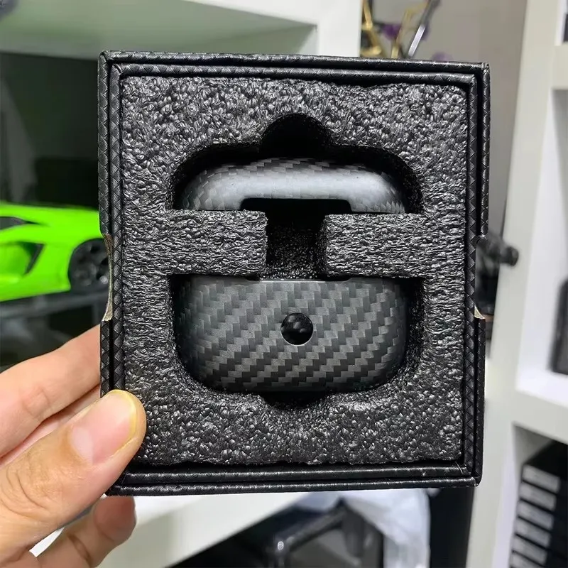 Luxury 100% Carbon Aramid Fiber Case For AirPods 4 3 Pro 2 Pro2 Protection Bluetooth Earphone Ultra Slim Cases For AirPods Pro2
Luxury 100% Carbon Aramid Fiber Case For AirPods 4 3 Pro 2 Pro2 Protection Bluetooth Earphone Ultra Slim Cases For AirPods Pro2