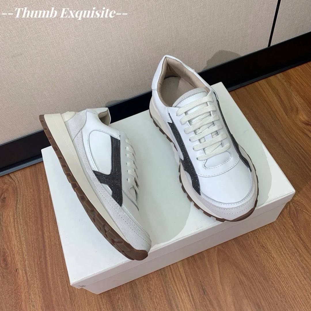 Casual sneakers women lace-up flats comfortable walking shoes beaded outdoor running shoes luxury women's shoes thick-soled shoe
Casual sneakers women lace-up flats comfortable walking shoes beaded outdoor running shoes luxury women's shoes thick-soled shoe