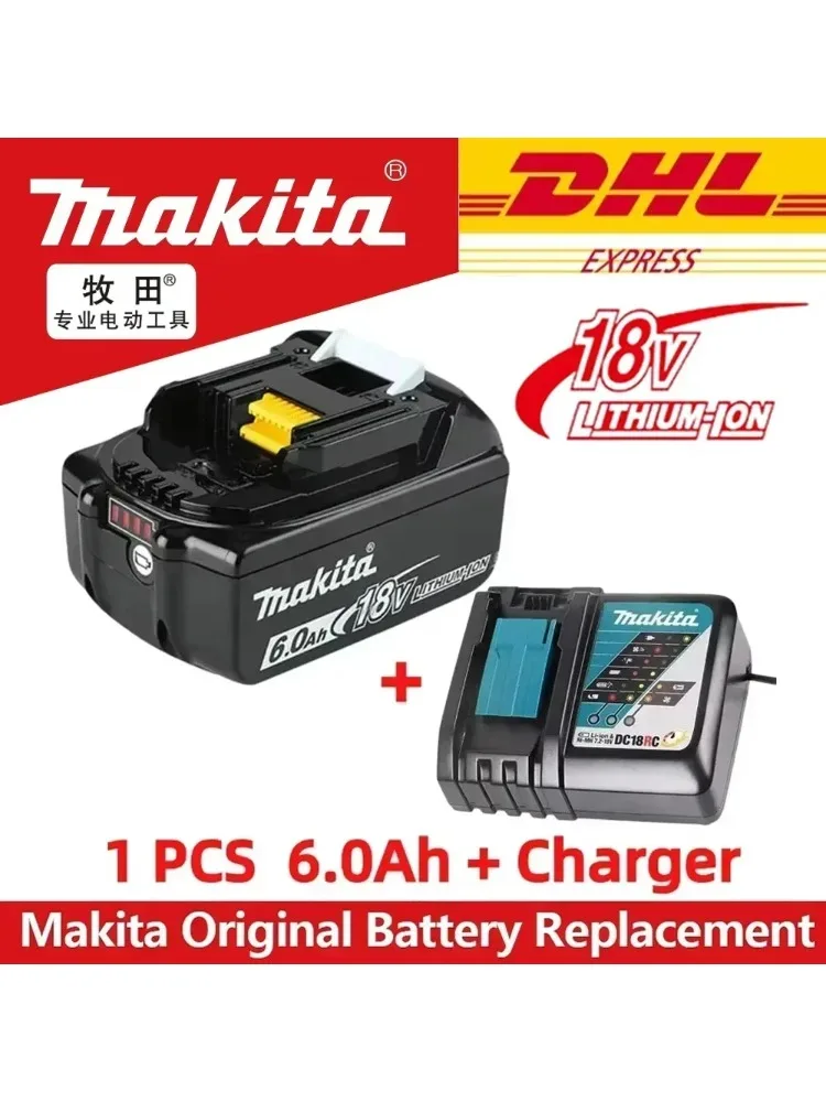 100% NEW Makita Battery 18v 6000mAh DTD171 BL1850B BL1850 BL1840 BL1830 battery & charger 18v Replacement Power Tool Batteries
100% NEW Makita Battery 18v 6000mAh DTD171 BL1850B BL1850 BL1840 BL1830 battery & charger 18v Replacement Power Tool Batteries