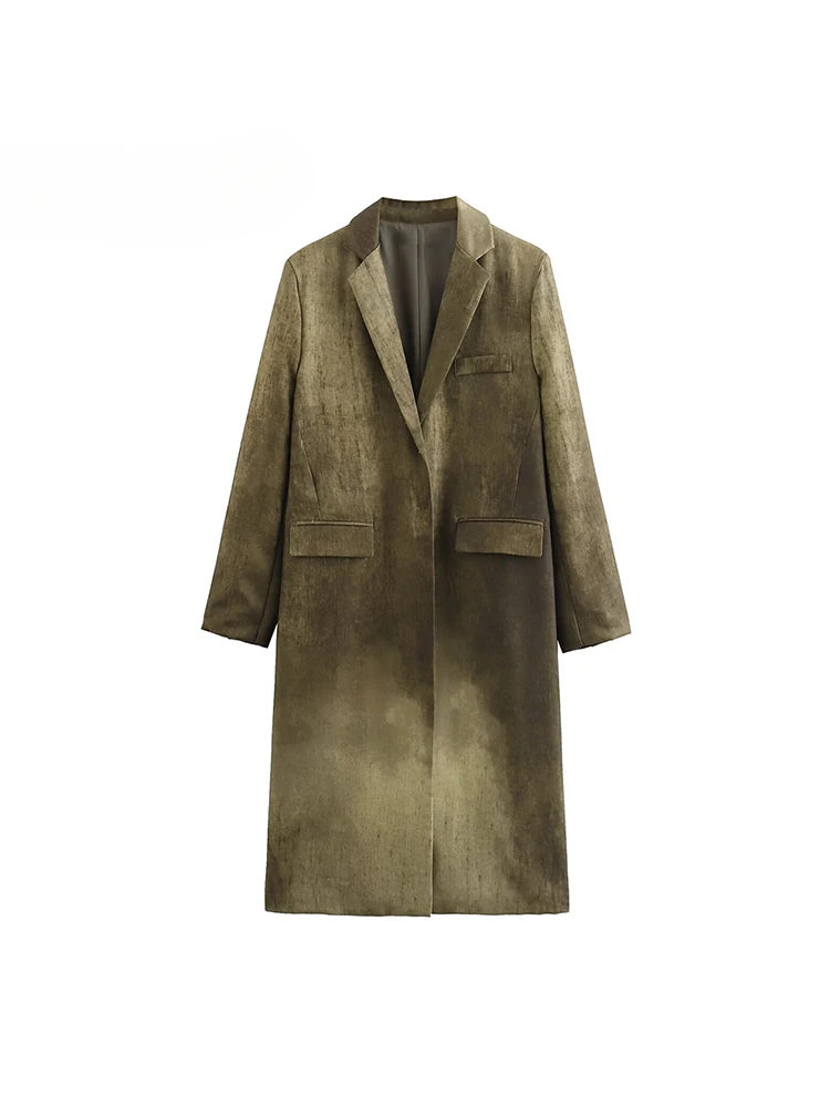 Casual Long Trenches For Women Lapel Long Sleeve Patchwork Pockets Loose Coats Female Fashion Clothing
Casual Long Trenches For Women Lapel Long Sleeve Patchwork Pockets Loose Coats Female Fashion Clothing