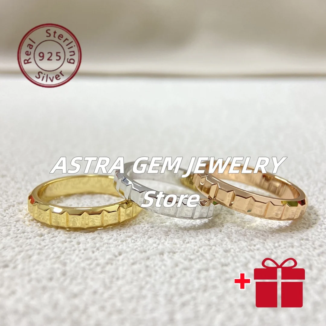 Classic and fashionable S925 silver frosted ice block ring. Three colors. Daily party multi-functional jewelry - couple gift
Classic and fashionable S925 silver frosted ice block ring. Three colors. Daily party multi-functional jewelry - couple gift