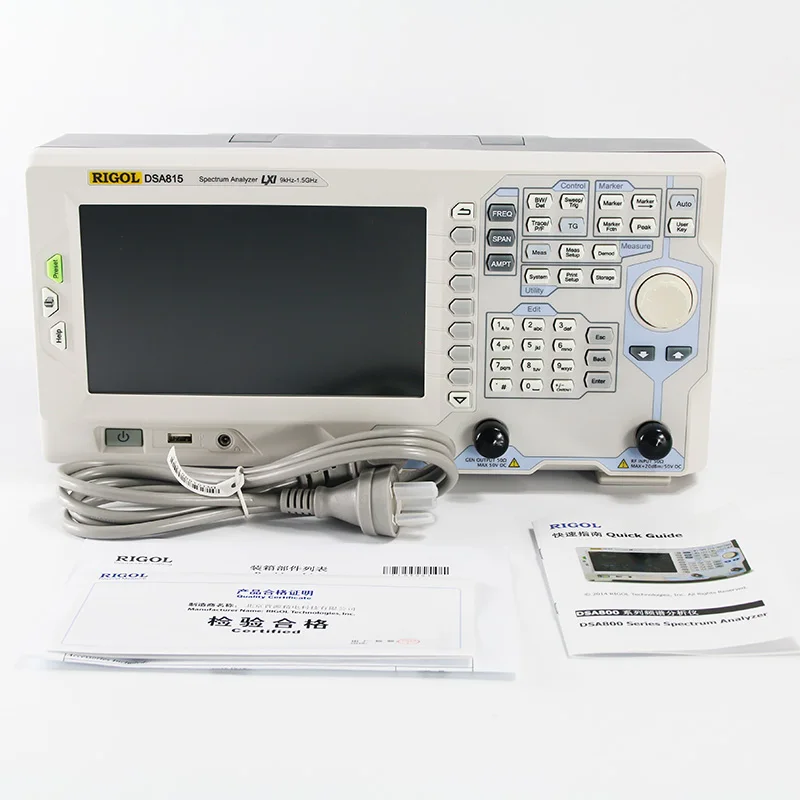 DSA815-TG With Tracking Generator Digital Optical Spectrum Analyzer
DSA815-TG With Tracking Generator Digital Optical Spectrum Analyzer