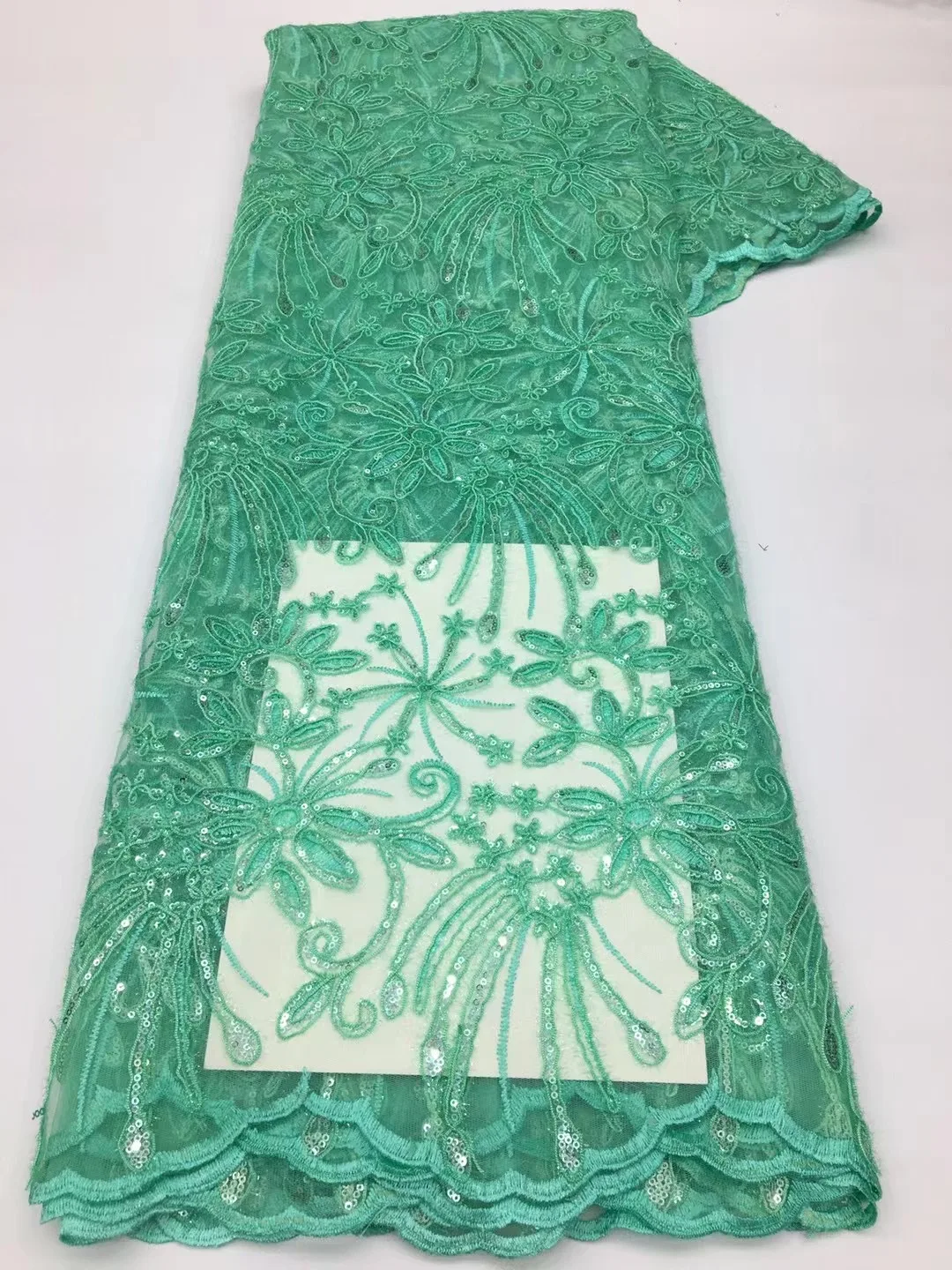 African Lace Fabrics 2023 High Quality Lace with Sequins Latest Nigerian Embroidery-Tulle Lace French Net Lace for Party XX5451
African Lace Fabrics 2023 High Quality Lace with Sequins Latest Nigerian Embroidery-Tulle Lace French Net Lace for Party XX5451