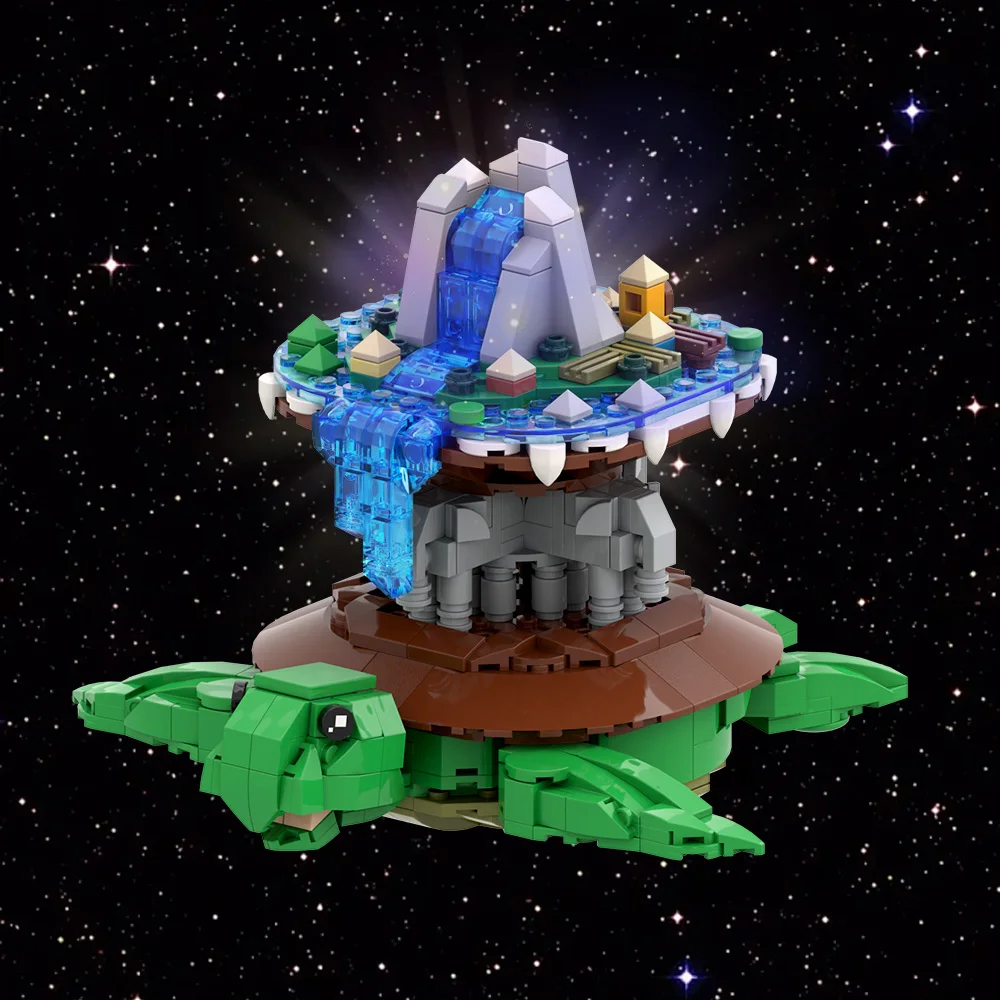 Gobricks MOC Discworld Building Blocks Model Science Fiction Discworld Turtle Elephant Creativity Bricks Assembly Toys Kids Gift
Gobricks MOC Discworld Building Blocks Model Science Fiction Discworld Turtle Elephant Creativity Bricks Assembly Toys Kids Gift