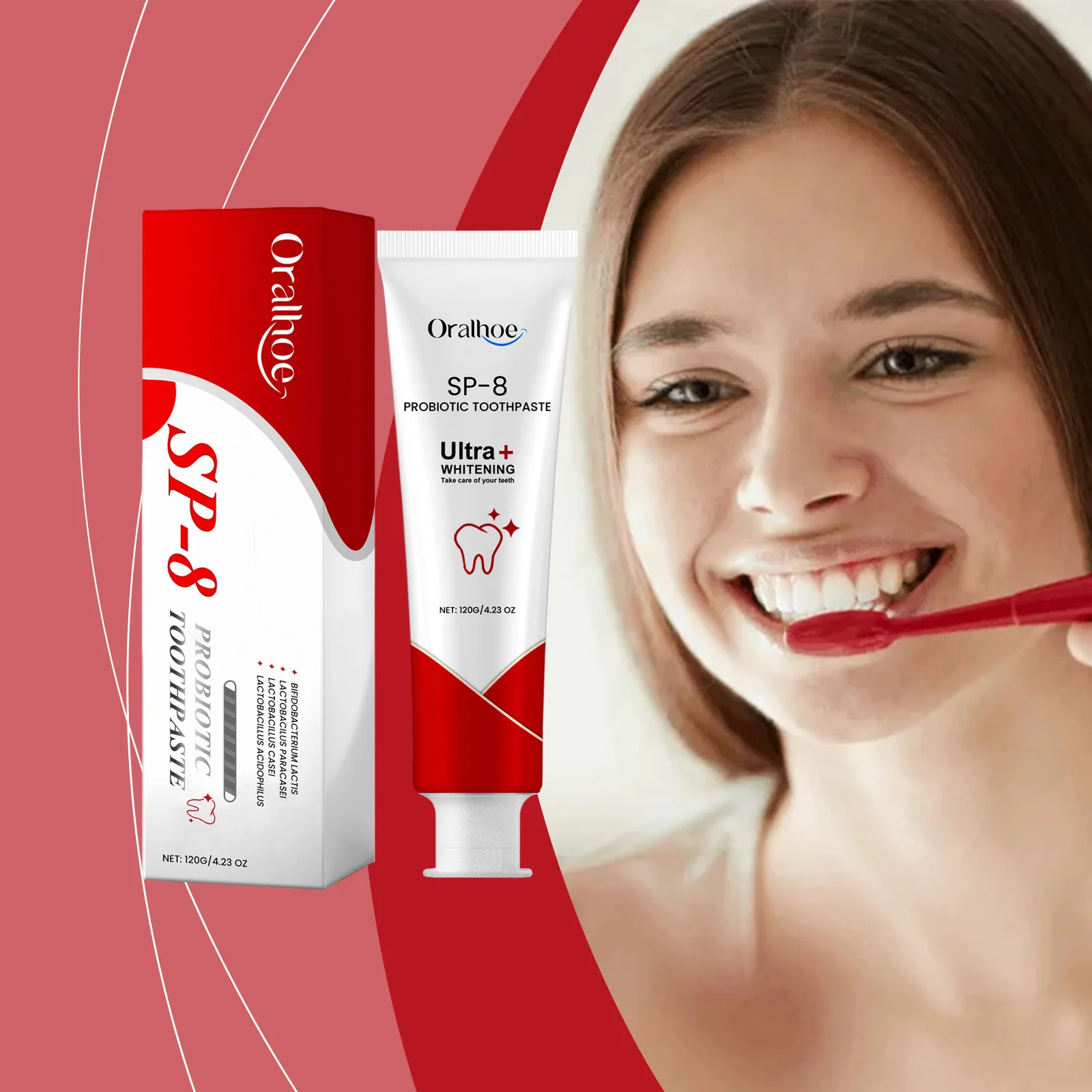 SP-8 Probiotics Whitening Toothpaste Fresh Breath Tooth Care Toothpaste for Sensitive Teeth & Gum Problems
SP-8 Probiotics Whitening Toothpaste Fresh Breath Tooth Care Toothpaste for Sensitive Teeth & Gum Problems