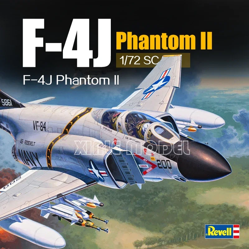 Комплект пластиковой собранной модели самолета Revell 03941 F-4J Phantom II Fighter 1/72
Комплект пластиковой собранной модели самолета Revell 03941 F-4J Phantom II Fighter 1/72