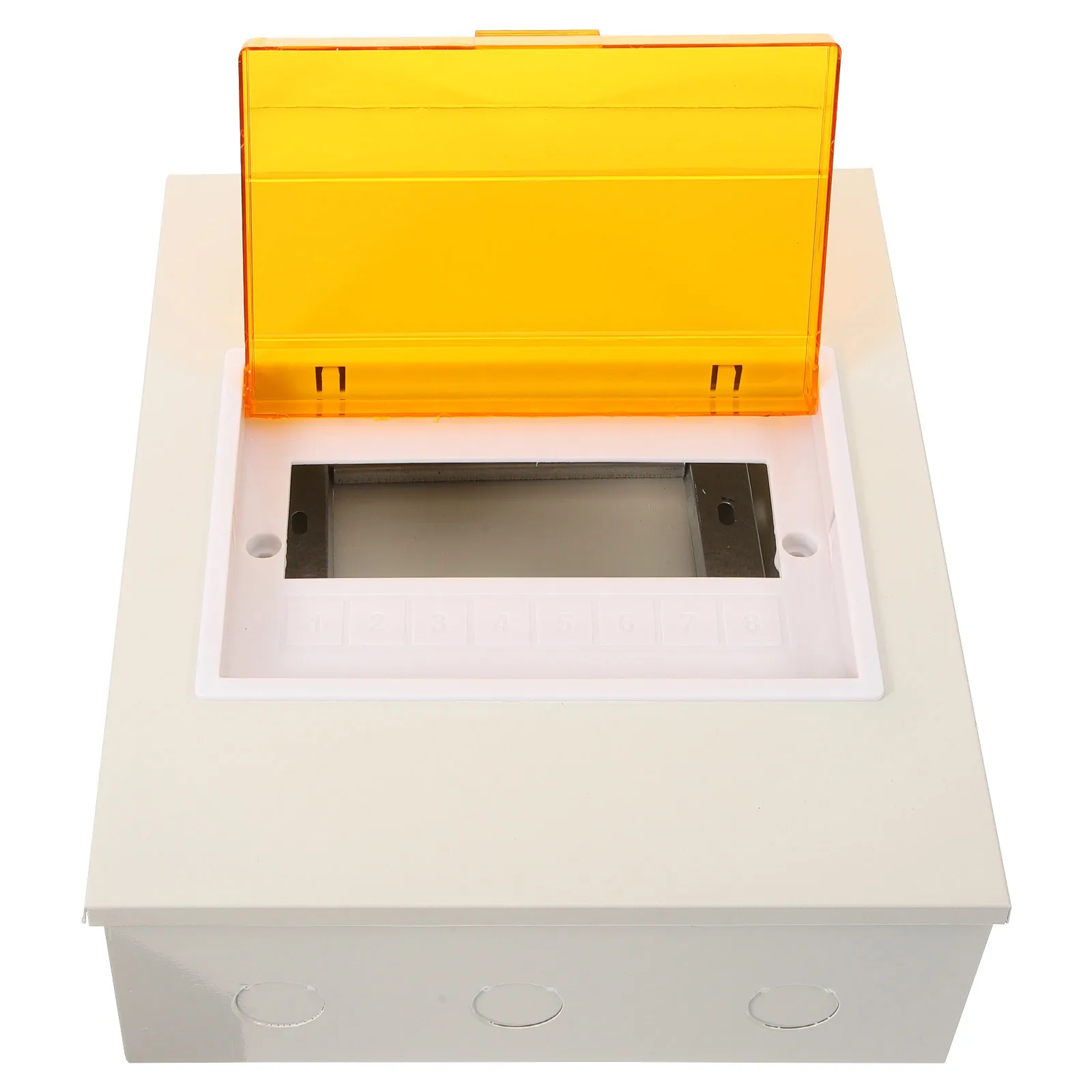 Electrical Panel Box 8-Loop Weatherproof Cover Durable Iron Material Exquisite Craftsmanship Home Power Management
Electrical Panel Box 8-Loop Weatherproof Cover Durable Iron Material Exquisite Craftsmanship Home Power Management