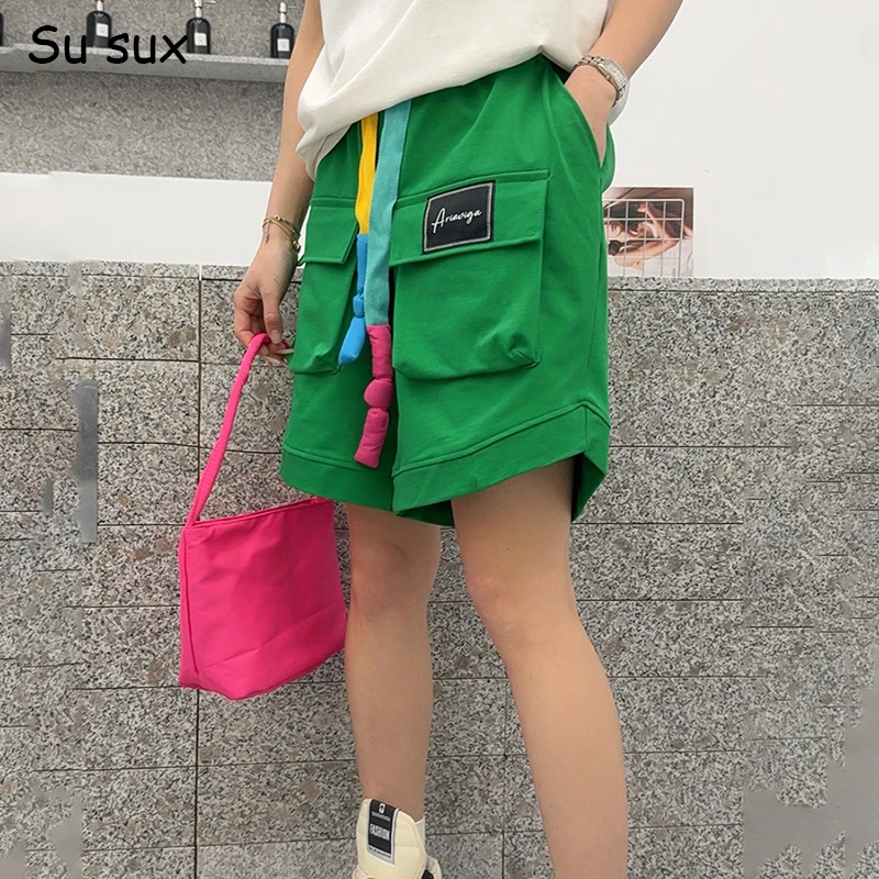 2025 Summer Casual Pocket Short Cargo Pant Women Y2k Clothes Korean Fashion Solid Oversized Pants Sweatpants Streetwear Hip128cm
2025 Summer Casual Pocket Short Cargo Pant Women Y2k Clothes Korean Fashion Solid Oversized Pants Sweatpants Streetwear Hip128cm