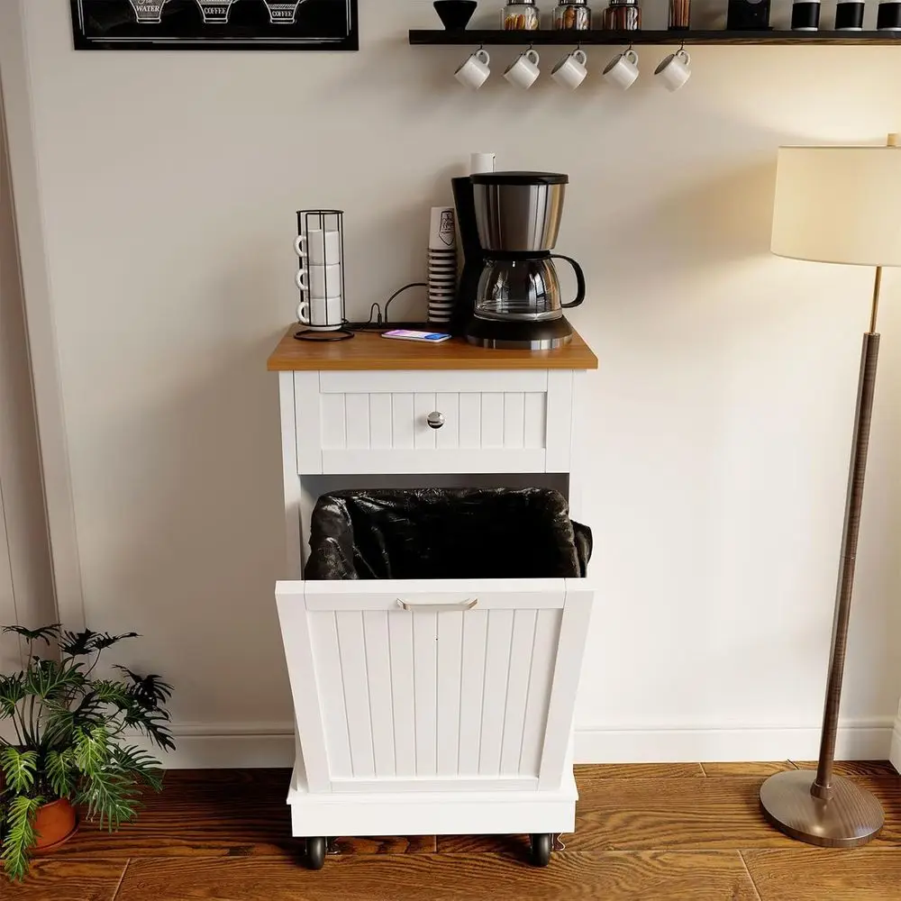 10 Gallon Out Trash Cabinet, Wooden Kitchen Trash Can Cabinet with Hideaway Der, reestanding Laundry Hamper Garbage Recycling Ca
10 Gallon Out Trash Cabinet, Wooden Kitchen Trash Can Cabinet with Hideaway Der, reestanding Laundry Hamper Garbage Recycling Ca