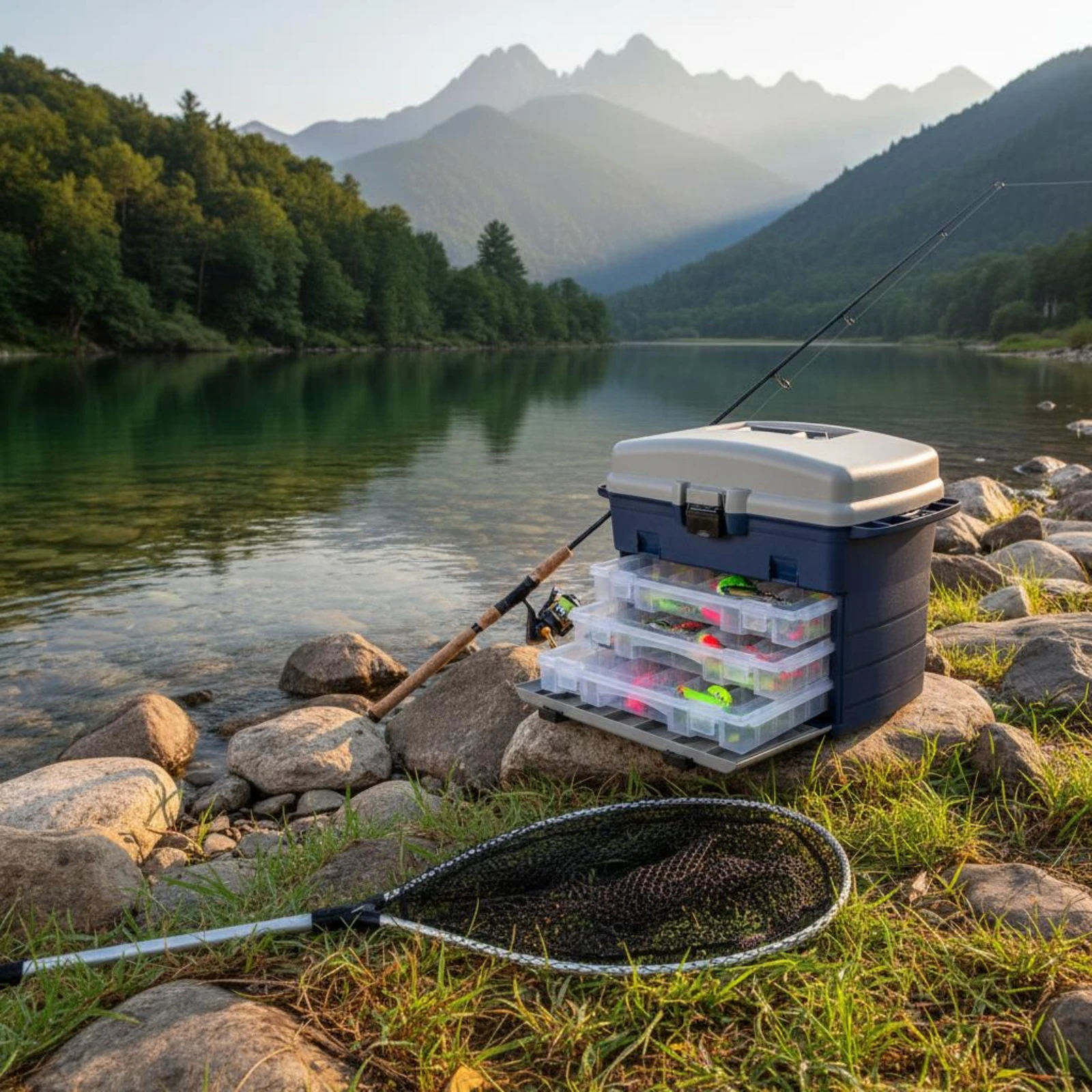 Lure Storage Box Lightweight Fishing Tackle Box Outdoor Gear Multi-Compartment Adjustable Dividers
Lure Storage Box Lightweight Fishing Tackle Box Outdoor Gear Multi-Compartment Adjustable Dividers