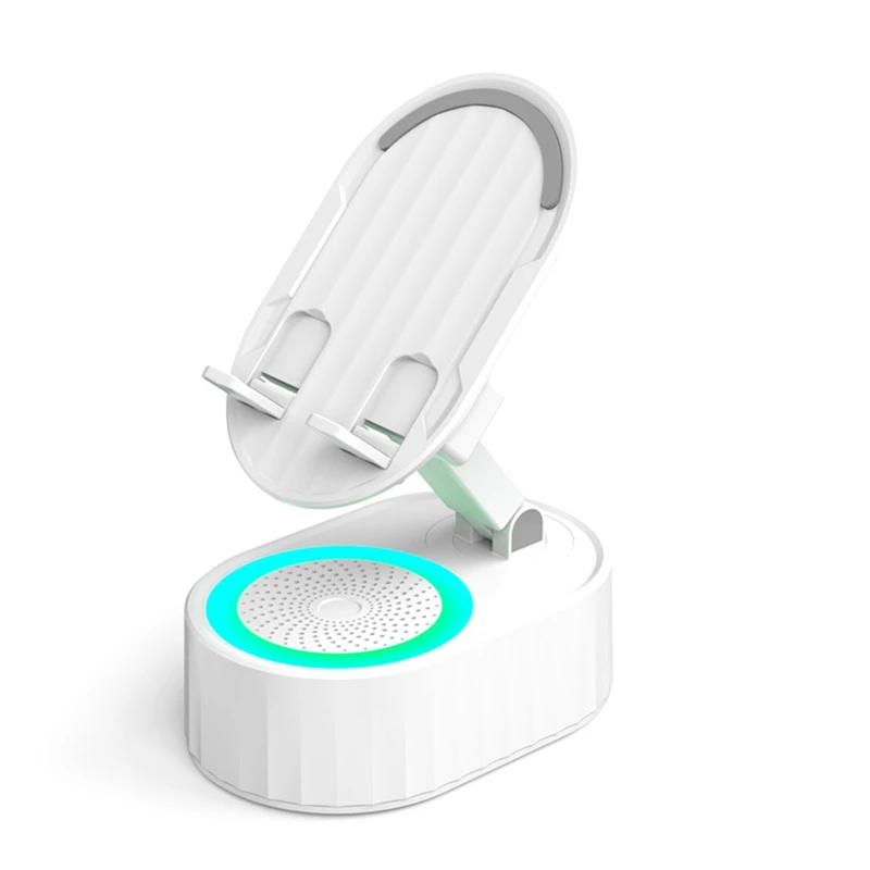 3-In-1 Phone Holder Inductive Bluetooth Speaker Holder 360°Rotating Folding Lifting Charging Treasure Holder White
3-In-1 Phone Holder Inductive Bluetooth Speaker Holder 360°Rotating Folding Lifting Charging Treasure Holder White
