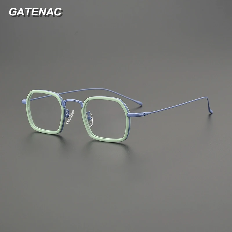 Gatenac Fashion Ultra Light Pure Titanium Glasses Frame Men Small Eyeglasses Frame Women Polygons Luxury Brand Designer Eyewear
Gatenac Fashion Ultra Light Pure Titanium Glasses Frame Men Small Eyeglasses Frame Women Polygons Luxury Brand Designer Eyewear