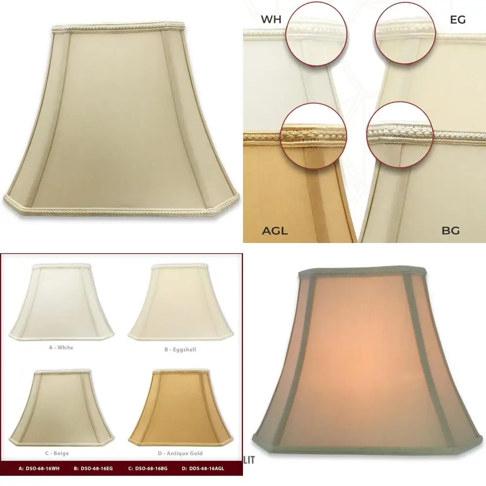 Rectangle Designer Bell Shade with Spider Fitter, Beige, 8x14x10.6, Suitable for Direct Socket 68-14BG
Rectangle Designer Bell Shade with Spider Fitter, Beige, 8x14x10.6, Suitable for Direct Socket 68-14BG