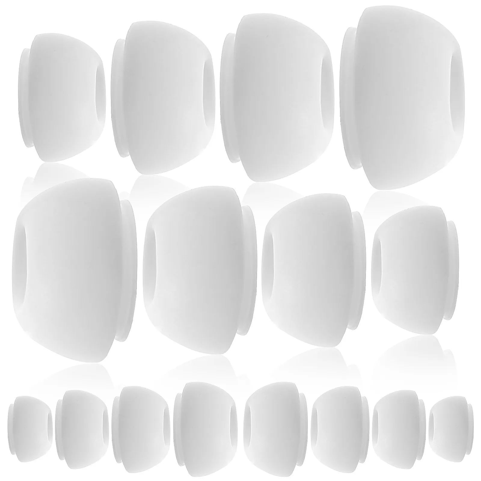 8Pairs Ear Tips Silicone Replacement Noise Reduction Holes Elastic Ear Inserts Soft Fit Earbuds Accessories Compatible
8Pairs Ear Tips Silicone Replacement Noise Reduction Holes Elastic Ear Inserts Soft Fit Earbuds Accessories Compatible