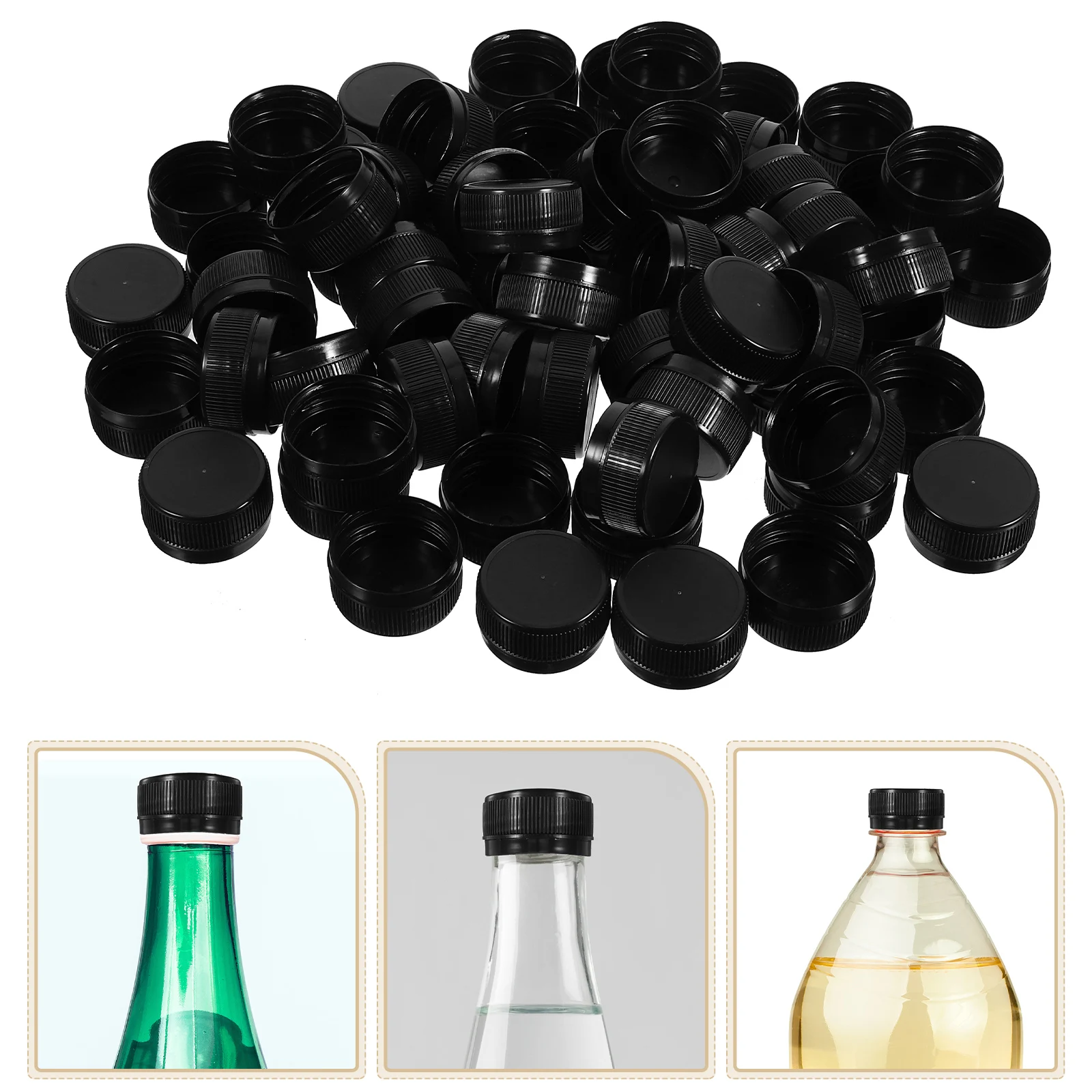 100 Pcs Bottle Cap DIY Kids Craft Reusable Non Toxic Safe for Diy Bottle Cover Home Education Art Classes Black
100 Pcs Bottle Cap DIY Kids Craft Reusable Non Toxic Safe for Diy Bottle Cover Home Education Art Classes Black